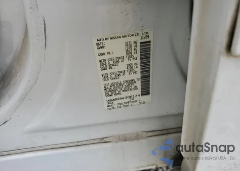 2010 Nissan Titan Xe from USA, damaged, VIN 1N6AA0ED3AN306124